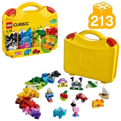 LEGO Classic 10713 Valigetta Creativa, Contenitore Mattoncini Colorati, Giochi per l'Apprendimento dei Bambini dai 4 Anni - 11