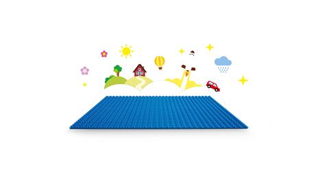 LEGO Classic (10714). Base blu - 6