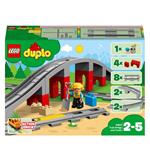 LEGO DUPLO 10872 Ponte e Binari Ferroviari Giochi per Bambini in Età Prescolare con Mattoncino Sonoro Giocattoli Educativi