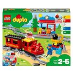 LEGO DUPLO 10874 Treno a Vapore, Set Push & Go, Luci e Suoni, Giocattolo con Mattoncini, Giochi per Bambini dai 2 ai 5 Anni