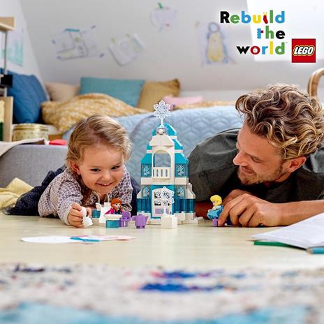 LEGO DUPLO 10899 Disney Princess Il Castello di Ghiaccio di Frozen, Set con Luci, Mini Bamboline di Elsa, Anna e Olaf - 3