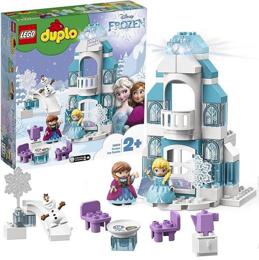 LEGO DUPLO 10899 Disney Princess Il Castello di Ghiaccio di Frozen, Set con Luci, Mini Bamboline di Elsa, Anna e Olaf - 4