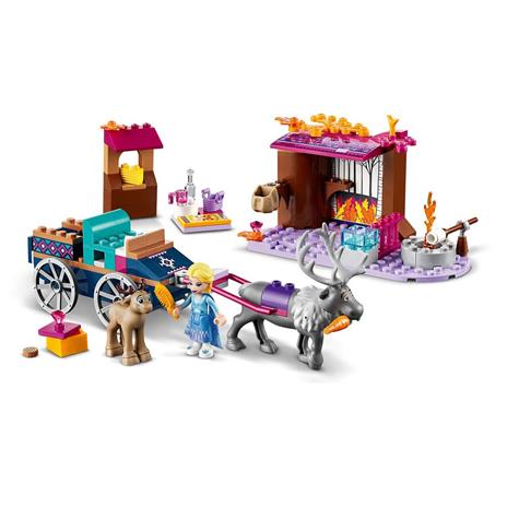 LEGO Disney 41166 Frozen 2 LAvventura sul Carro di Elsa, Giocattolo per Bambini dai 4 ai 7 Anni con Base Starter Brick - 3