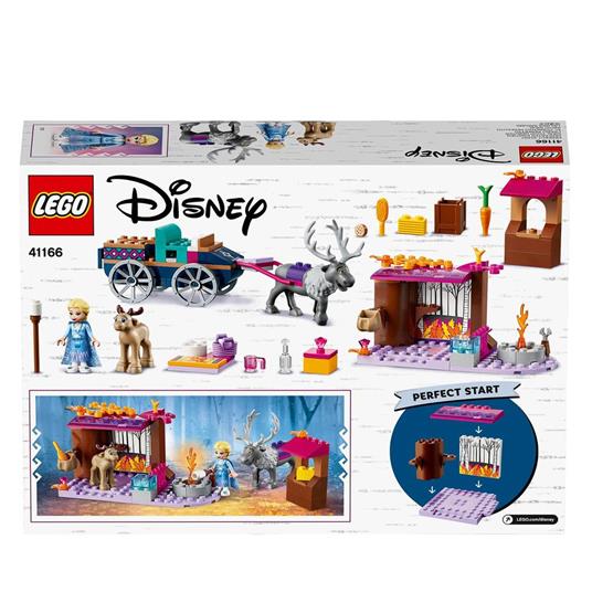 LEGO Disney 41166 Frozen 2 LAvventura sul Carro di Elsa, Giocattolo per Bambini dai 4 ai 7 Anni con Base Starter Brick - 9