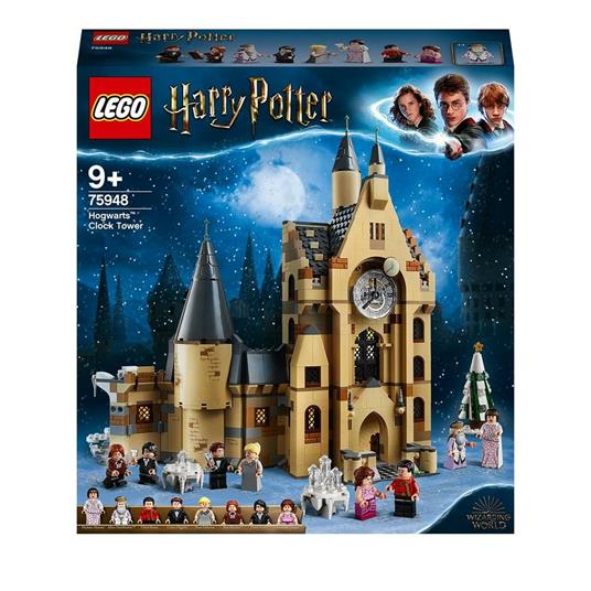 LEGO Harry Potter 75948 La Torre dell'Orologio di Hogwarts, Castello Giocattolo Compatibile, Giochi per Bambini dai 9 Anni