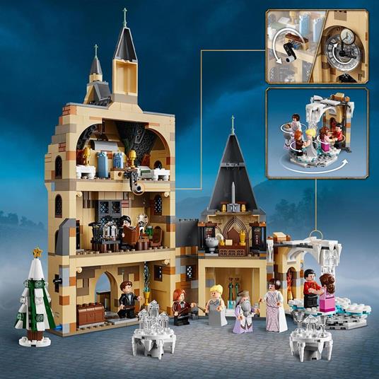 LEGO Harry Potter 75948 La Torre dell'Orologio di Hogwarts, Castello Giocattolo Compatibile, Giochi per Bambini dai 9 Anni - 4