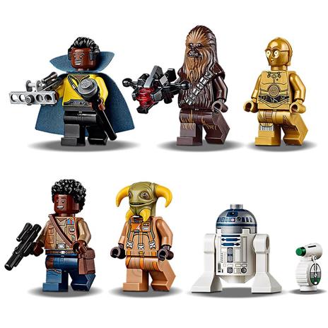 LEGO Star Wars 75257 Millennium Falcon, Modellino da Costruire con 7 Personaggi, Collezione: LAscesa di Skywalker - 4
