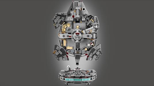 LEGO Star Wars 75257 Millennium Falcon, Modellino da Costruire con 7 Personaggi, Collezione: LAscesa di Skywalker - 10