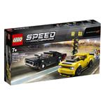LEGO Speed Champions (75893). 2018 Dodge Challenger SRT Demon e 1970 Dodge Charger R/T