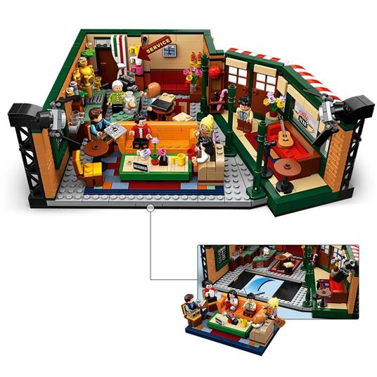 LEGO Ideas 21319 Central Perk, Set con l'Iconico Caffè e 7 Minifigure  Friends, Gadget per il 25° Anniversario della Serie TV - LEGO - Ideas -  Edifici e architettura - Giocattoli