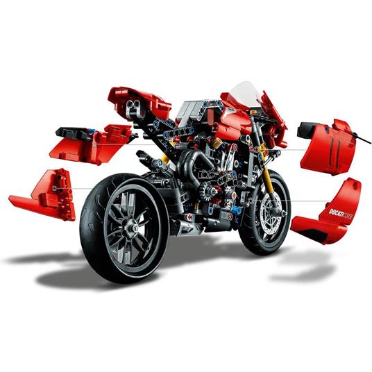 LEGO Technic 42107 Ducati Panigale V4 R, Moto Giocattolo da Collezione, Modellismo, Replica Modello Originale, Set per Adulti - 4