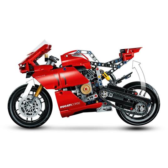 LEGO Technic 42107 Ducati Panigale V4 R, Moto Giocattolo da Collezione, Modellismo, Replica Modello Originale, Set per Adulti - 5