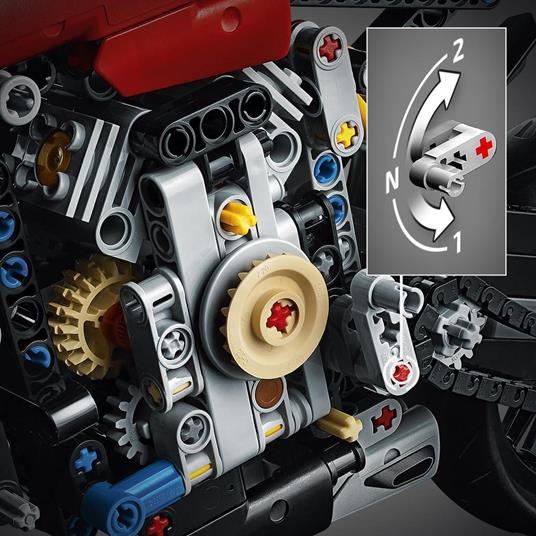 LEGO Technic 42107 Ducati Panigale V4 R, Moto Giocattolo da Collezione, Modellismo, Replica Modello Originale, Set per Adulti - 7