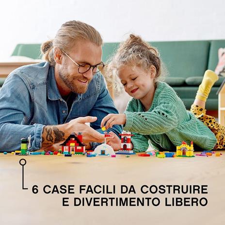 LEGO Classic 11008 Mattoncini e Case, Giochi Creativi per Bambino e Bambina dai 4 Anni in su, 6 Facili Modelli - 3