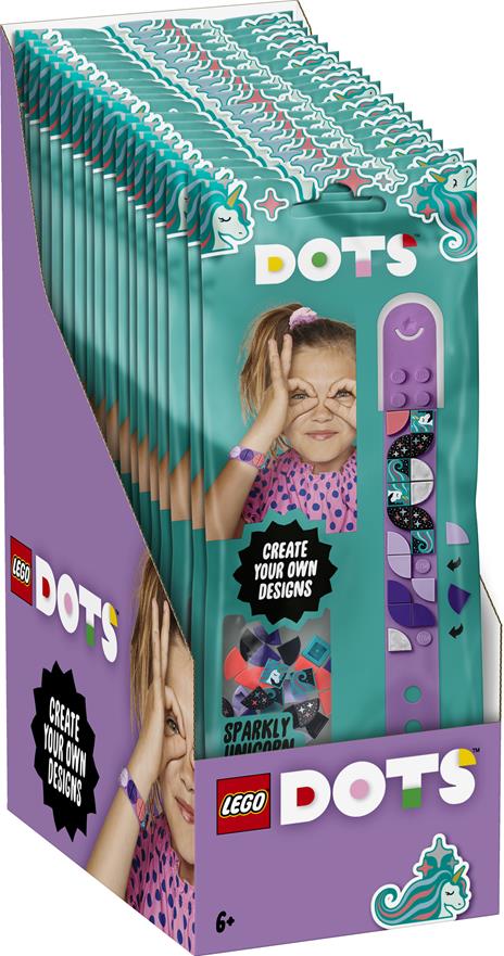 LEGO DOTS (41902). Braccialetto Unicorno scintillante - 12