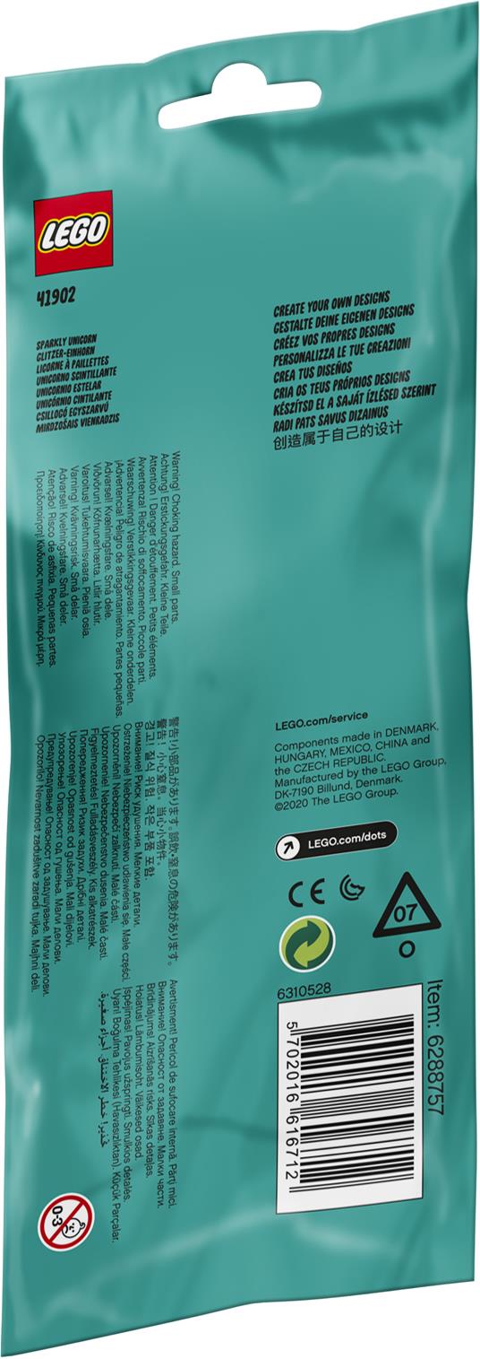 LEGO DOTS (41902). Braccialetto Unicorno scintillante - 10