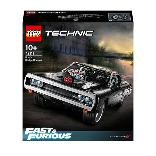 LEGO Technic 42111 Dom's Dodge Charger Macchina Giocattolo dal Film Fast and Furious Modellino Auto da Corsa Idee Regalo - 2