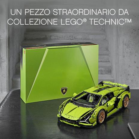 LEGO Technic 42115 Lamborghini Sián FKP 37, Set con Auto Sportiva, Modellino di Macchina da Costruire per Adulti, Idea Regalo - 7