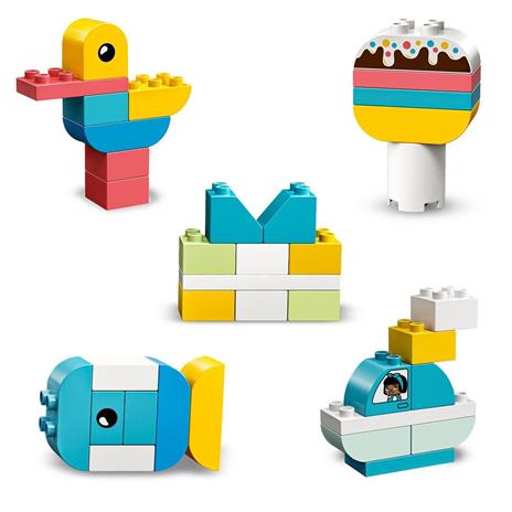 LEGO DUPLO 10909 Classic Scatola Cuore, Primi Mattoncini Colorati da Costruzione, Giochi Educativi e Creativi per Bambini - 5
