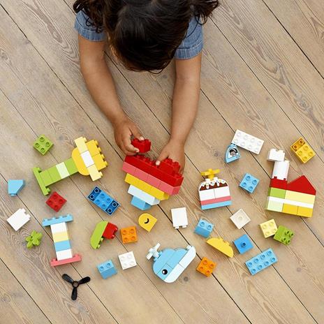 LEGO DUPLO 10909 Classic Scatola Cuore, Primi Mattoncini Colorati da Costruzione, Giochi Educativi e Creativi per Bambini - 7
