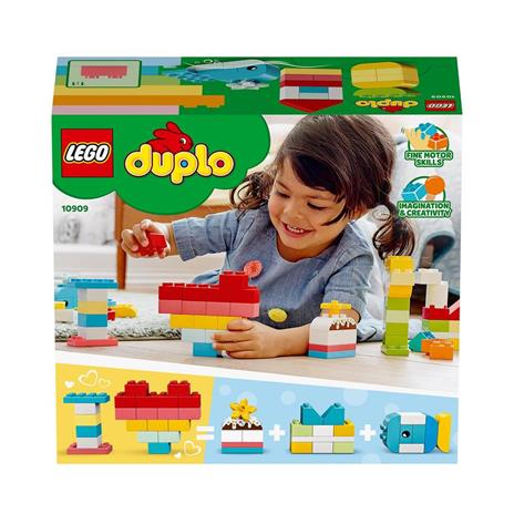 LEGO DUPLO 10909 Classic Scatola Cuore, Primi Mattoncini Colorati da Costruzione, Giochi Educativi e Creativi per Bambini - 9