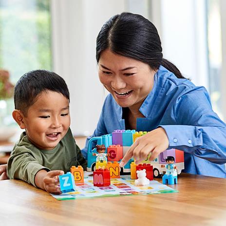 LEGO DUPLO 10915 Camion dell'Alfabeto, Mattoncini per lApprendimento delle Lettere, Giochi Educativi per Bambini 1,5+ Anni - 7