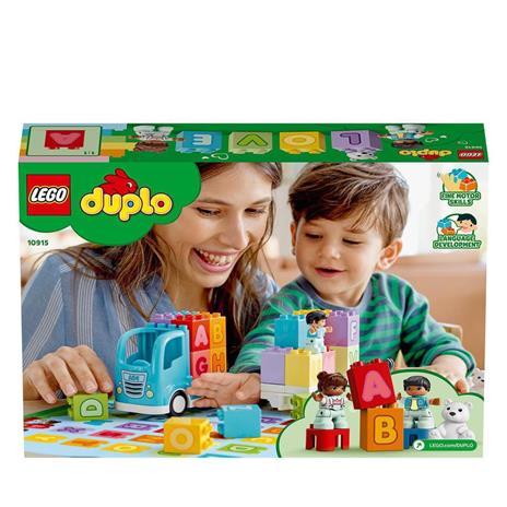LEGO DUPLO 10915 Camion dell'Alfabeto, Mattoncini per lApprendimento delle Lettere, Giochi Educativi per Bambini 1,5+ Anni - 9