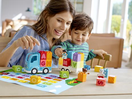 LEGO DUPLO 10915 Camion dell'Alfabeto, Mattoncini per lApprendimento delle Lettere, Giochi Educativi per Bambini 1,5+ Anni - 11