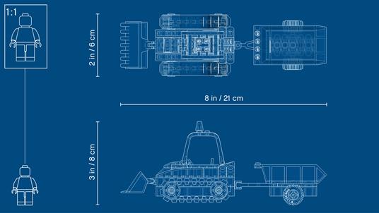 LEGO City Great Vehicles (60252). Bulldozer da cantiere - 11