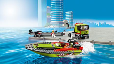 LEGO City Great Vehicles (60254). Trasportatore di motoscafi - 8