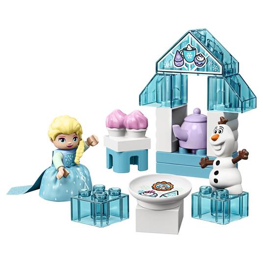 LEGO DUPLO Princess 10920 Il Tea Party di Elsa e Olaf, Set da Costruzione con Mattoncini Grandi, Dolcetti e Teiera - 10