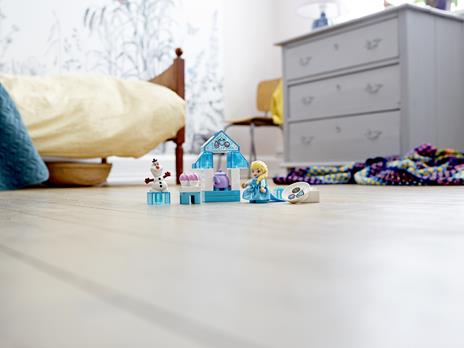 LEGO DUPLO Princess 10920 Il Tea Party di Elsa e Olaf, Set da Costruzione con Mattoncini Grandi, Dolcetti e Teiera - 12