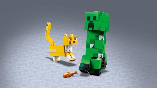 LEGO Minecraft (21156). Maxi-figure Creeper e Gattopardo - 5