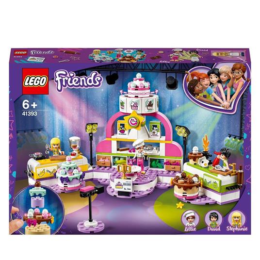 LEGO Friends 41393 Concorso di Cucina, Set con Torte e 3 Mini Bamboline, Giochi Creativi per Bambina e Bambino dai 6 Anni - 3