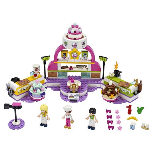 LEGO Friends 41393 Concorso di Cucina, Set con Torte e 3 Mini Bamboline, Giochi Creativi per Bambina e Bambino dai 6 Anni - 11