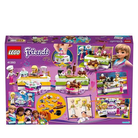 LEGO Friends 41393 Concorso di Cucina, Set con Torte e 3 Mini Bamboline, Giochi Creativi per Bambina e Bambino dai 6 Anni - 12