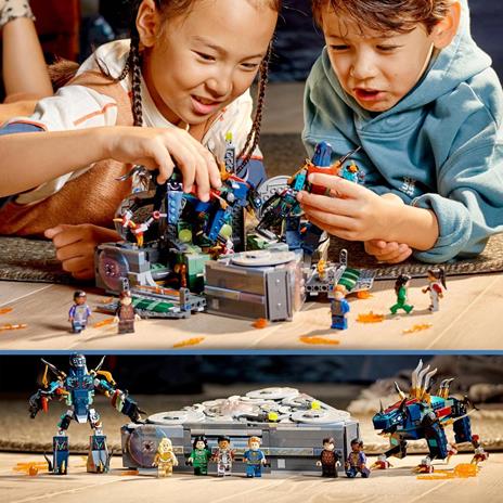 LEGO Marvel (76156). L'Ascesa di Domo, Navicella Spaziale dal Film sugli Eterni con Minifigure di 2 Devianti - 2