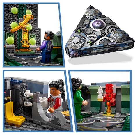 LEGO Marvel (76156). L'Ascesa di Domo, Navicella Spaziale dal Film sugli Eterni con Minifigure di 2 Devianti - 4