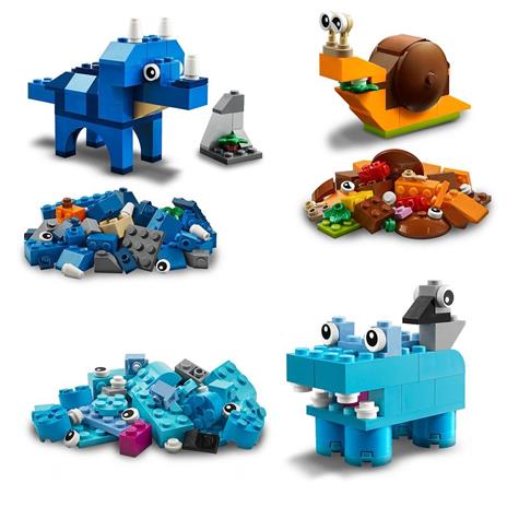 LEGO Classic 11011 Mattoncini e Animali, Set con 10 Modellini da Costruire, Unicorno, Dinosauro Giocattolo, Giochi Creativi - 5