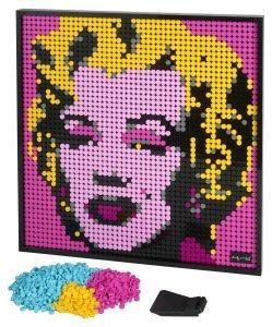 LEGO Art(31197). Andy Warhol's Marilyn Monroe - 3