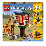 LEGO Creator 31116 3 in 1 Casa sullAlbero del Safari, Catamarano, Biplano, Kit di Costruzione