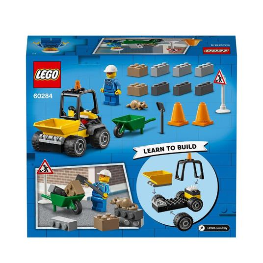 LEGO City 60284 Super Veicoli Ruspa da Cantiere, Veicolo con Caricatore Frontale per Bambini e Bambine dai 4 Anni in su - 10