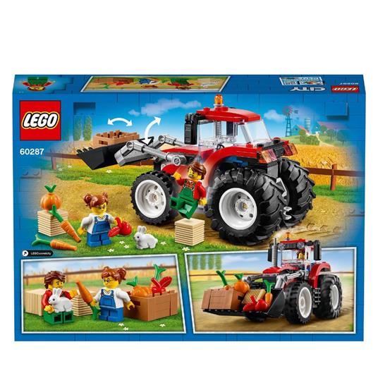 LEGO City 60287 Super Veicoli Trattore, Kit Fattoria con Coniglietto per Bambini e Bambine dai 5 anni - 9