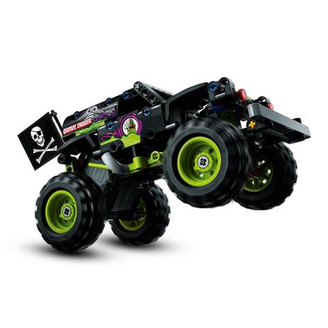 LEGO Technic 42118 Monster Jam Grave Digger, Kit 2 in 1 da Truck a Buggy Fuoristrada con Azione Pull-Back, Giochi per Bambini - 3