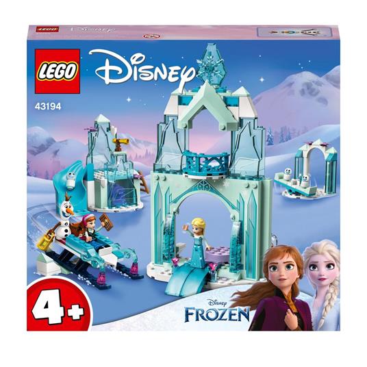 LEGO Disney Princess 43194 Il paese delle Meraviglie Ghiacciato di Anna ed  Elsa, Castello di Frozen con 6 Mini Bamboline - LEGO - Disney Princess -  Edifici e architettura - Giocattoli
