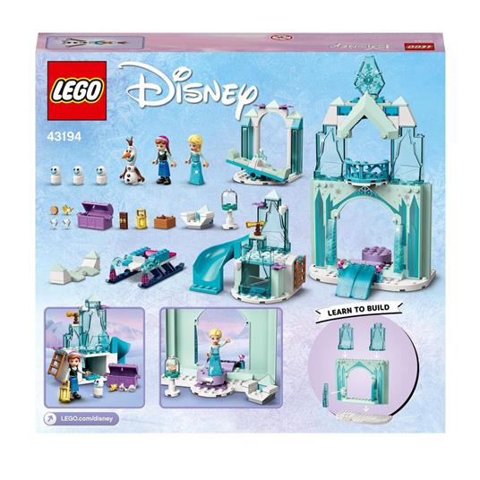 LEGO Disney Princess 43194 Il paese delle Meraviglie Ghiacciato di Anna ed  Elsa, Castello di Frozen con 6 Mini Bamboline - LEGO - Disney Princess -  Edifici e architettura - Giocattoli