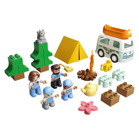LEGO DUPLO Town 10946 Avventura in Famiglia sul Camper Van, Giochi Educativi per Bambini dai 2 Anni in su, Set Costruzioni - 7