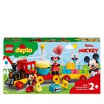 LEGO DUPLO Disney 10941 Il Treno del Compleanno di Topolino e Minnie, Giochi Educativi per Bambini dai 2 Anni, Idea Regalo