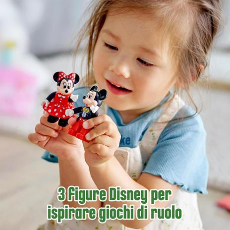 LEGO DUPLO Disney 10941 Il Treno del Compleanno di Topolino e Minnie, Giochi Educativi per Bambini dai 2 Anni, Idea Regalo - 5