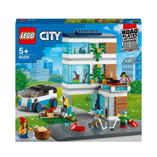 LEGO City 60291 Villetta Familiare, Casa delle Bambole, Giochi per Bambini  dai 5 Anni, 4 Minifigure, Idee Regalo - LEGO - City - Edifici e  architettura - Giocattoli
